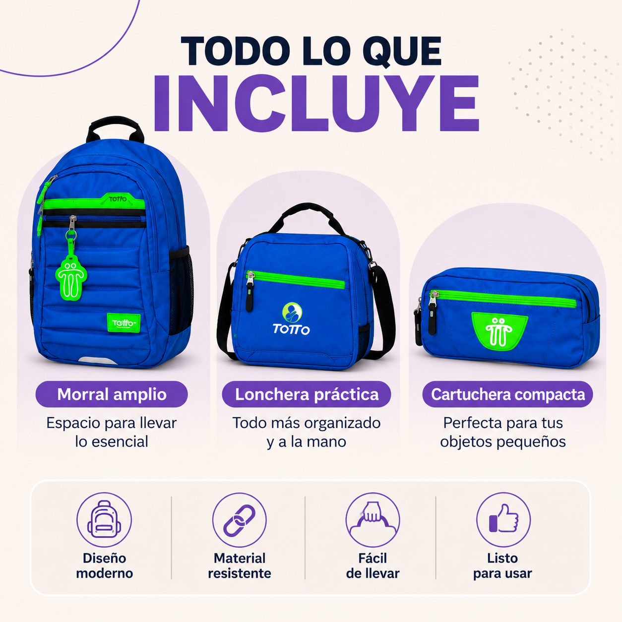 MORRAL TOTTO TRIO 3X1