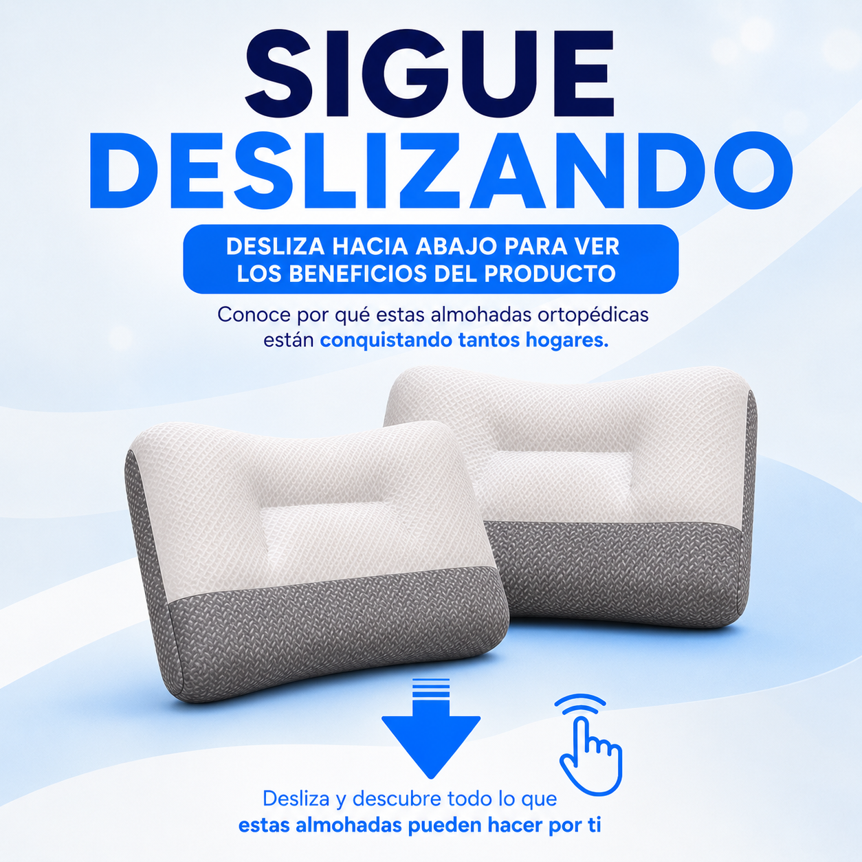 Set x4 almohadas ortopedicas