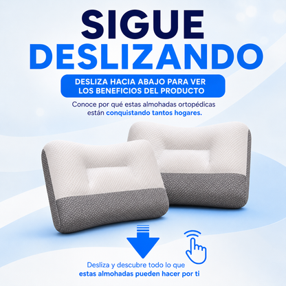 Set x4 almohadas ortopedicas