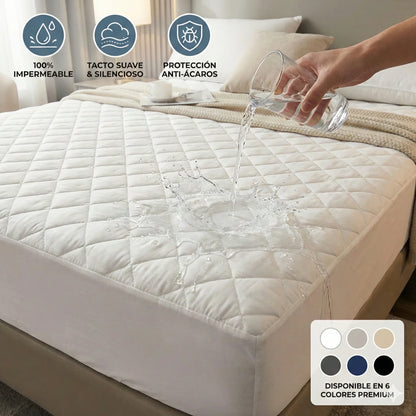 BedShield™ – Protector de Colchón Impermeable, Resistente y Confortable (50% OFF Hoy)