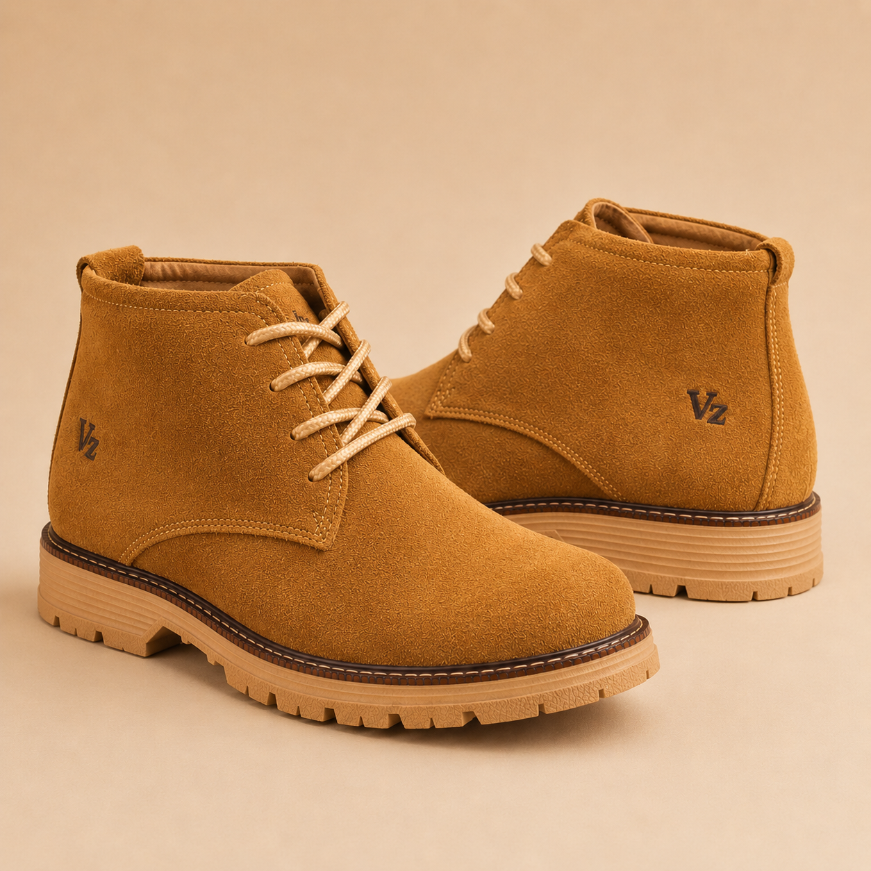 BOTIN VELEZ CUERO GENUINO CARNAZA + CAJA