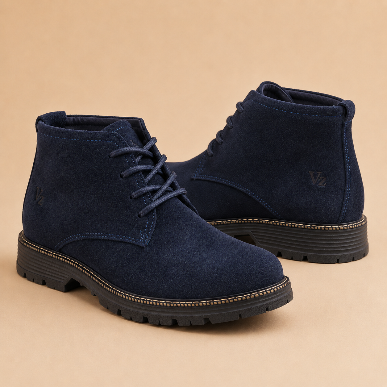 BOTIN VELEZ CUERO GENUINO CARNAZA + CAJA