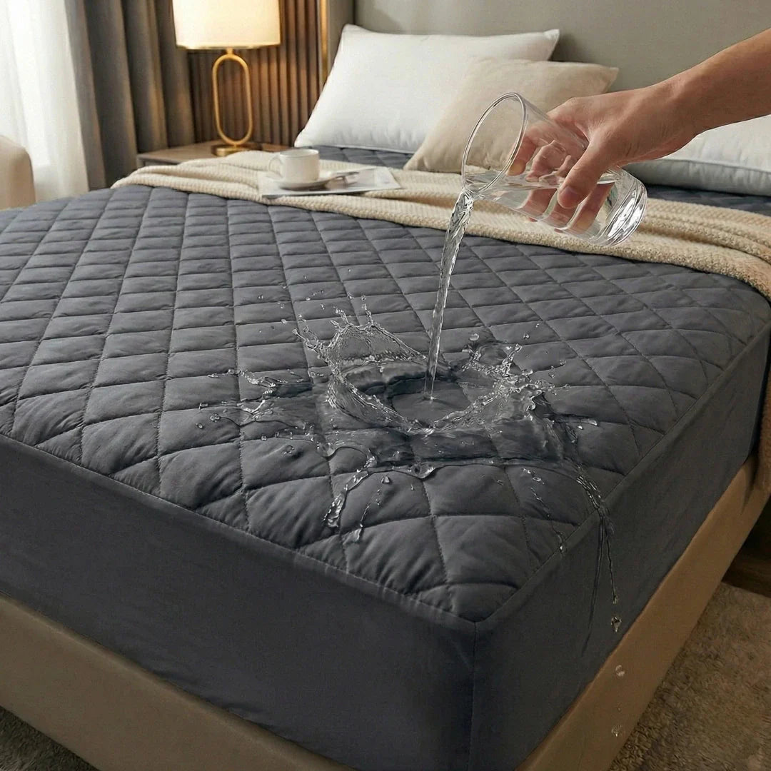 BedShield™ – Protector de Colchón Impermeable, Resistente y Confortable (50% OFF Hoy)