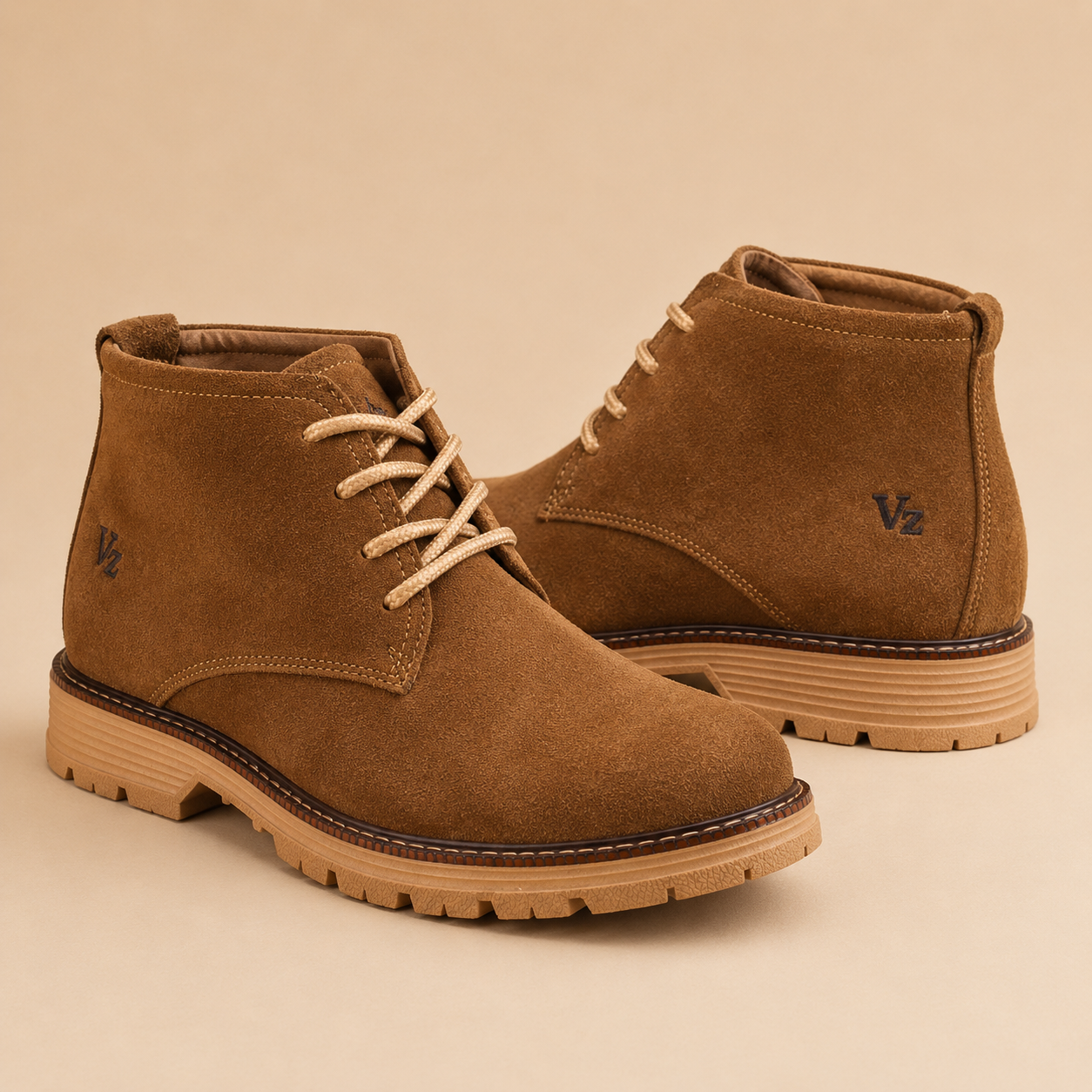 BOTIN VELEZ CUERO GENUINO CARNAZA + CAJA