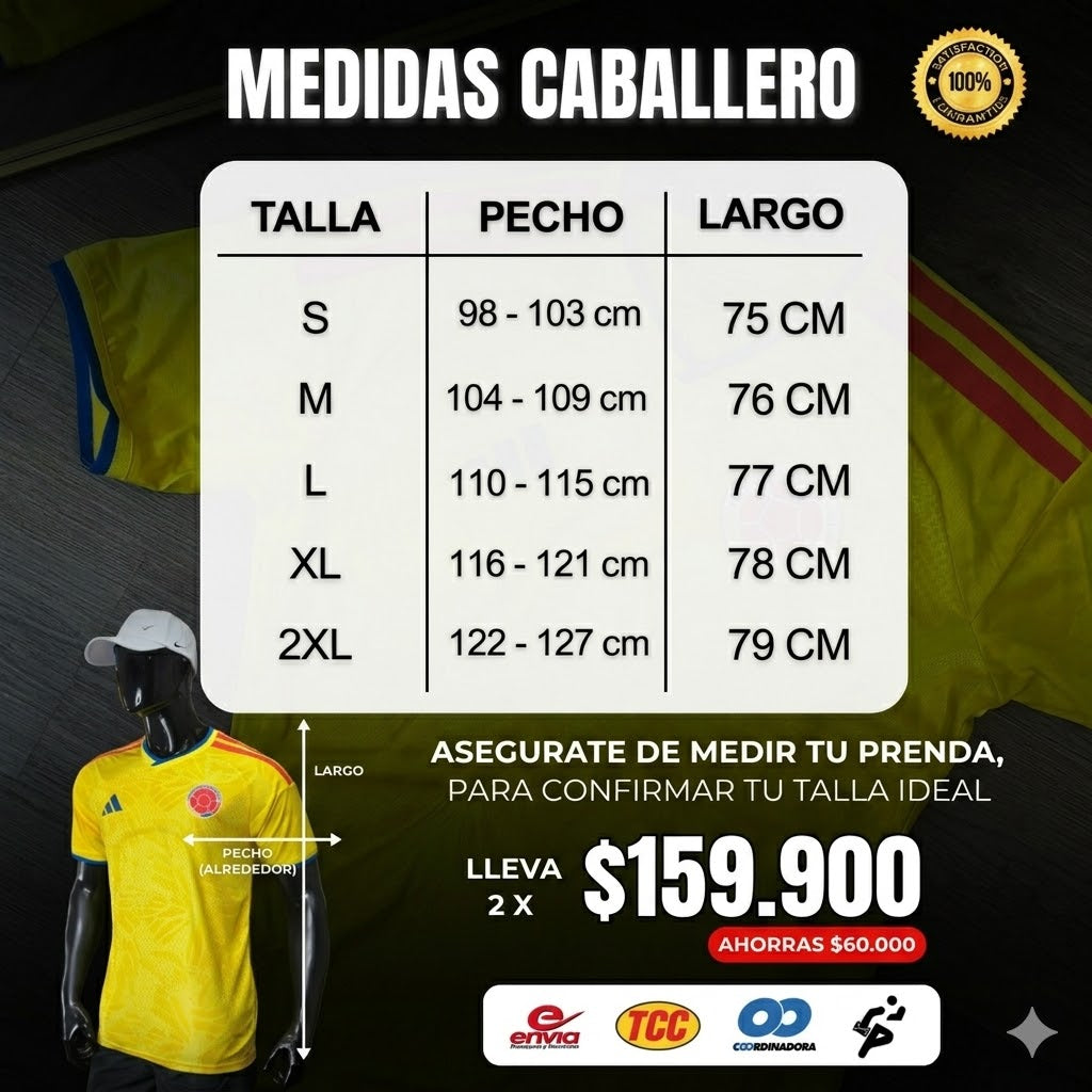 Camiseta Selección Colombia 2026