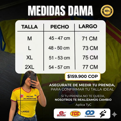 Camiseta Selección Colombia 2026